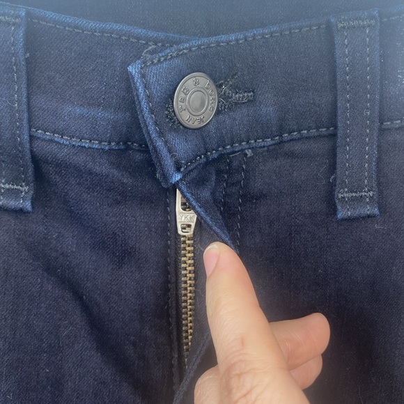 rag & bone Skinny Jeans Women sz 24 Midnight Blue Red Low Rise Embroidered Arrow - Picture 7 of 12